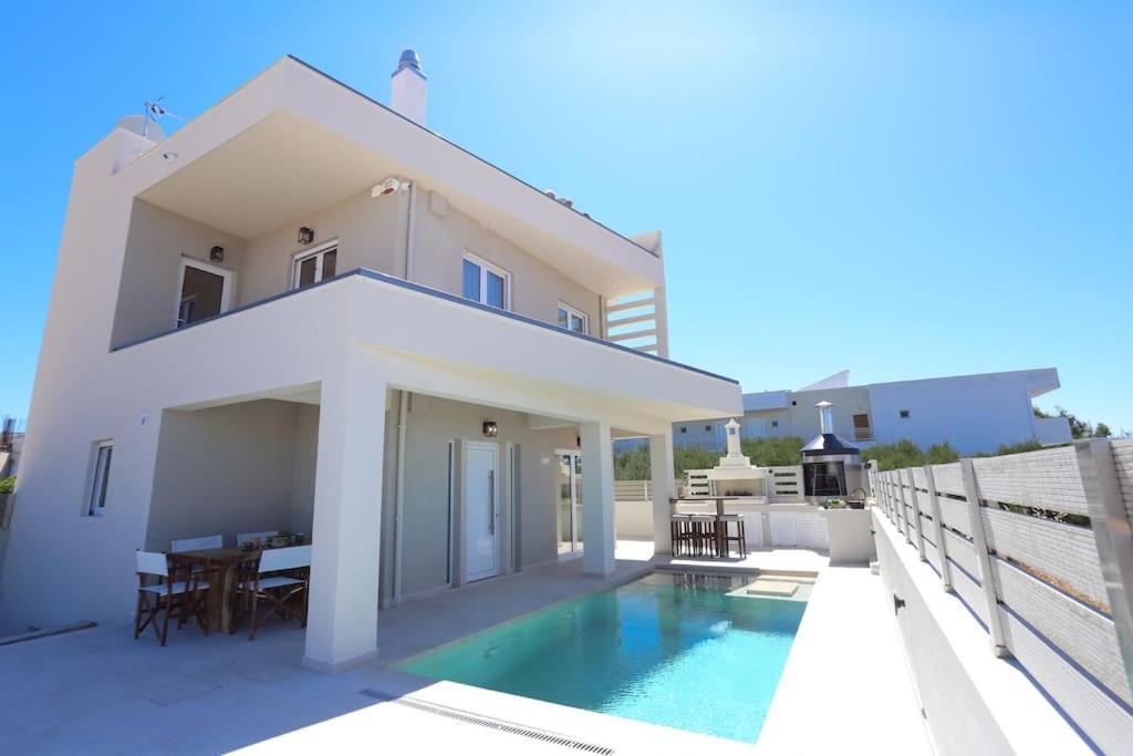 Villa Constantino With Heated Pool Kato Gouves Ngoại thất bức ảnh